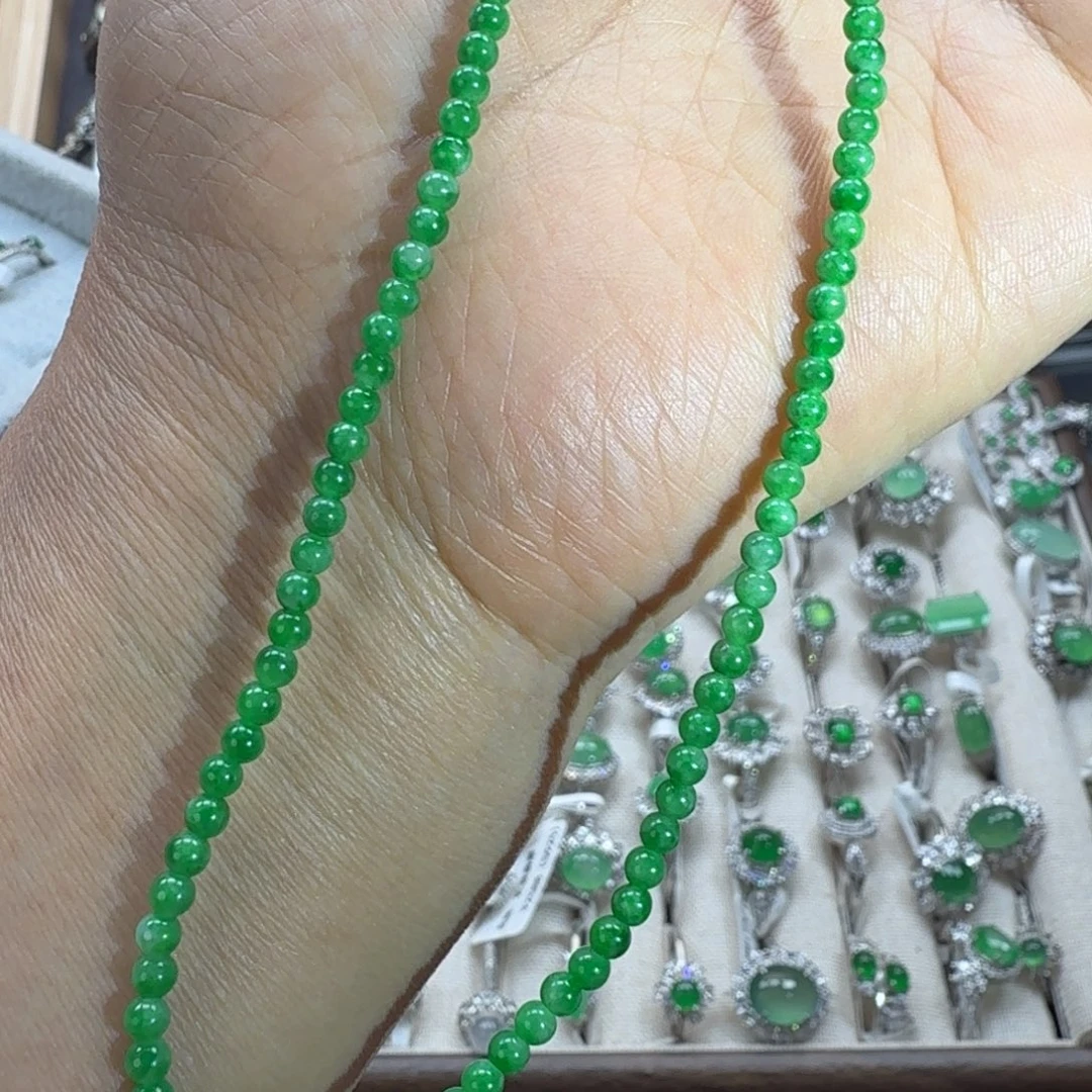 翡翠未镶嵌戒指天然缅甸翡翠a货