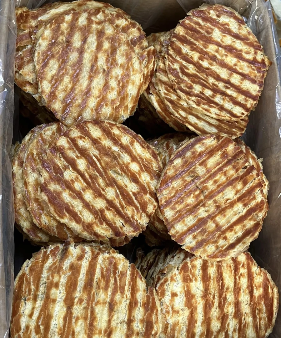 无淀粉香鱼片狮头鱼圆片干香