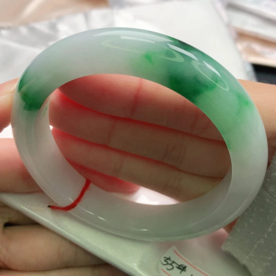 未镶嵌手镯翡翠缅甸55.5