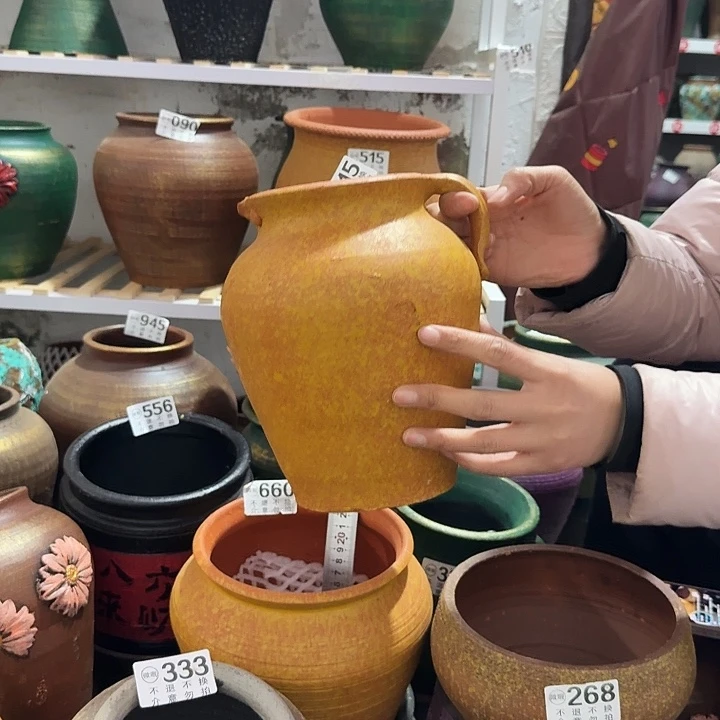 瑕疵黄色单耳615高度22口径13