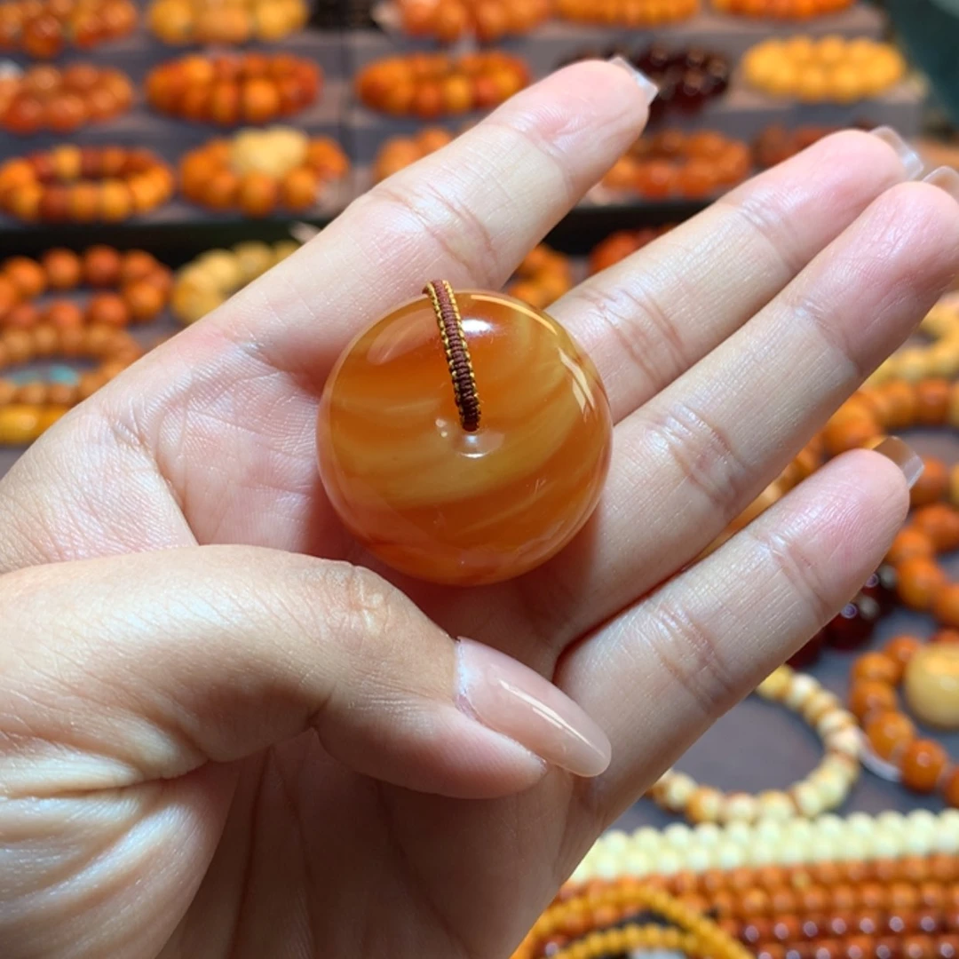 【闪购商品】蜜蜡吊坠(不含链)未镶嵌爱****妈蜜蜡吊坠
