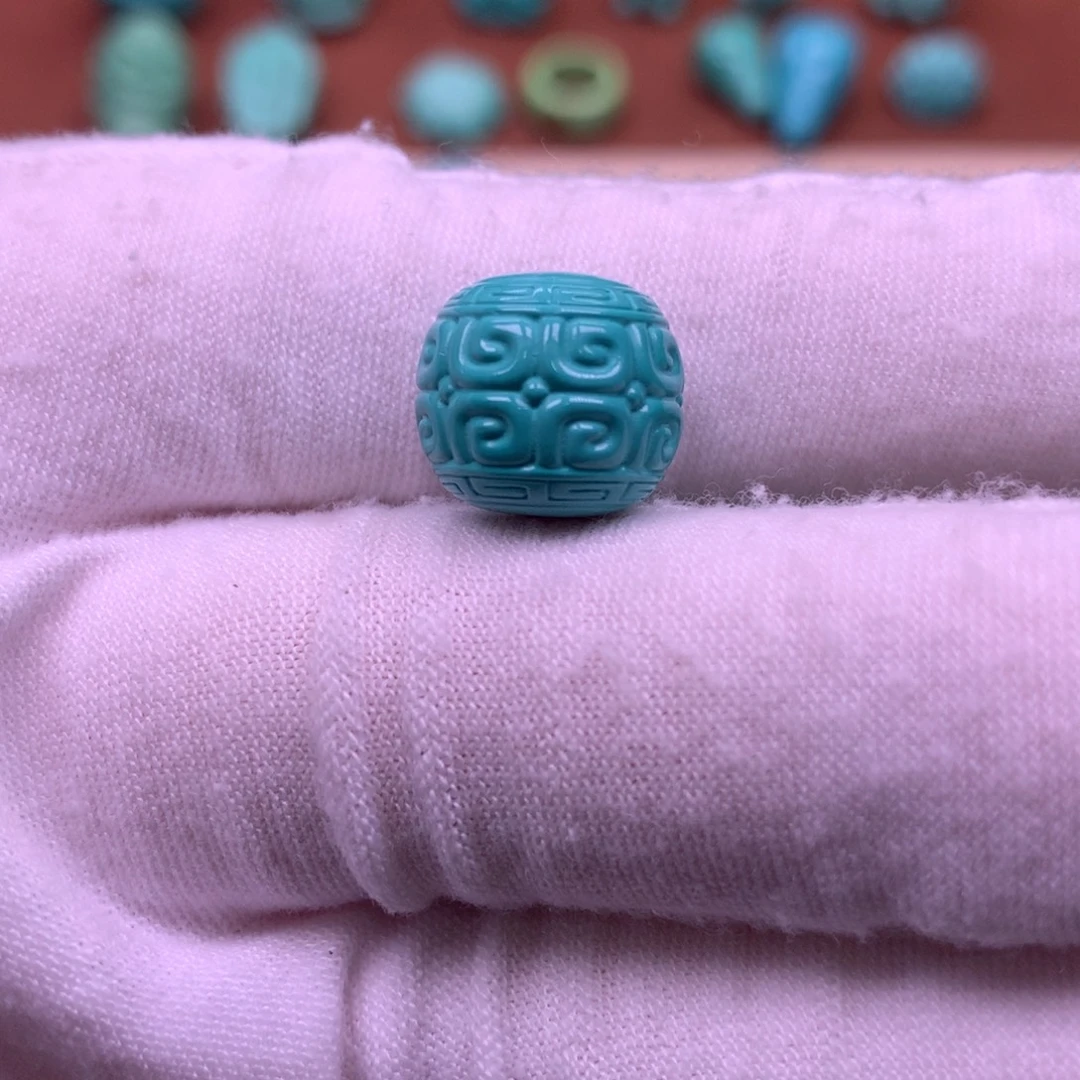 湖北原生态卡12加回纹蓝绿色