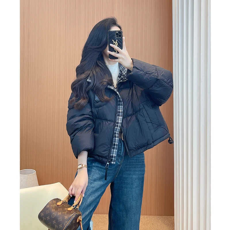 短款羽绒服女款2025新款时尚洋气时髦小个子立领加厚保暖厚实外套