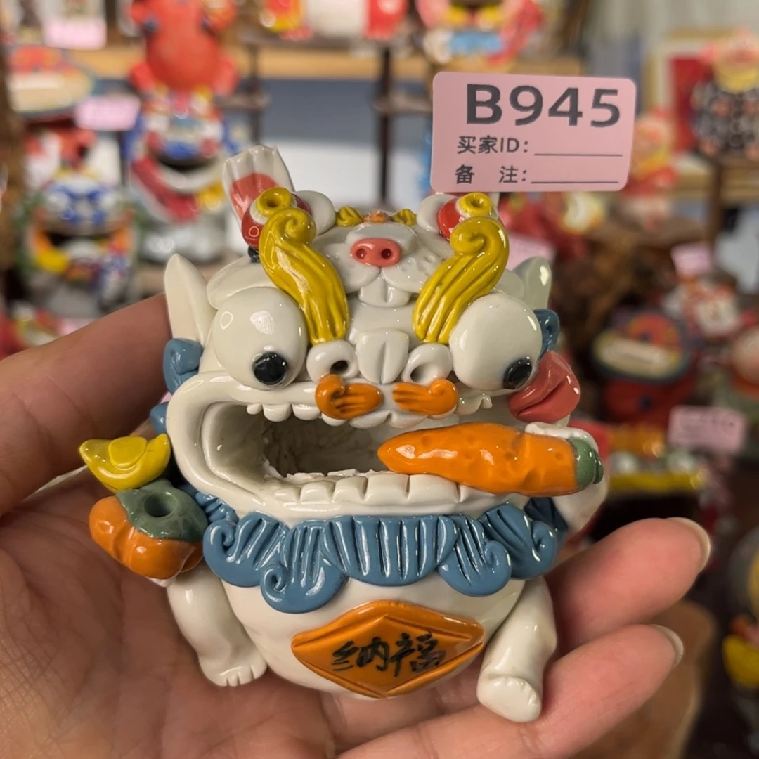 泥塑纯手工茶宠摆件