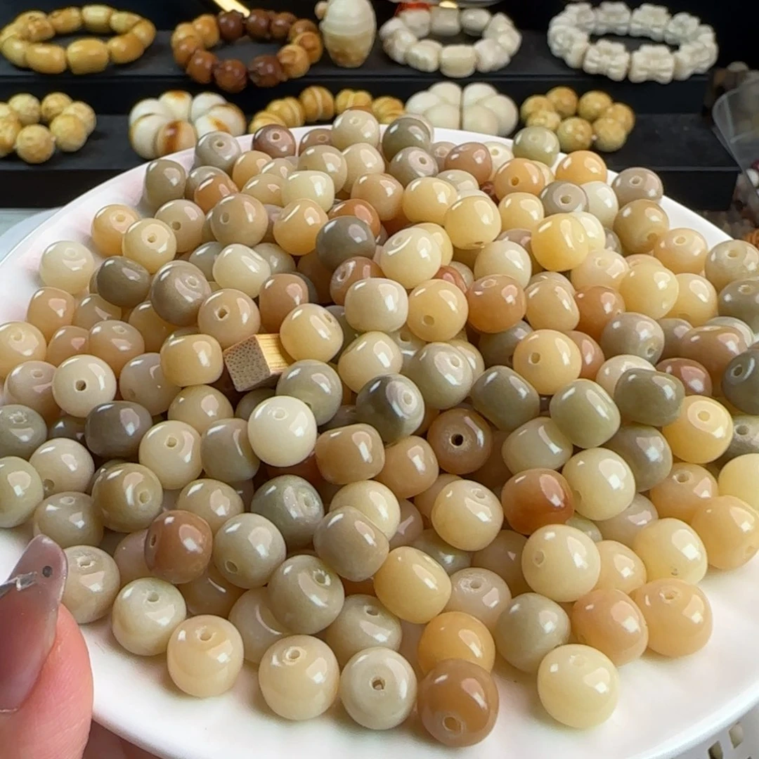 吊坠菩提根/象牙果微瑕卡8×10多宝桶1000颗