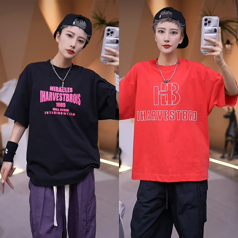 【聚】高克重 情侣款穿搭夏季高品质圆领休闲百搭短袖T恤 0593