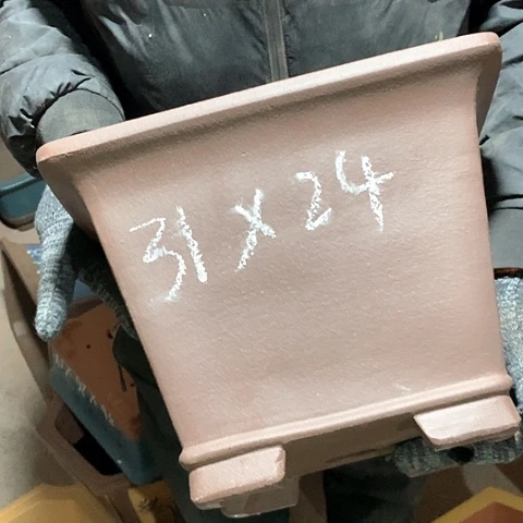 紫砂花盆手工制作