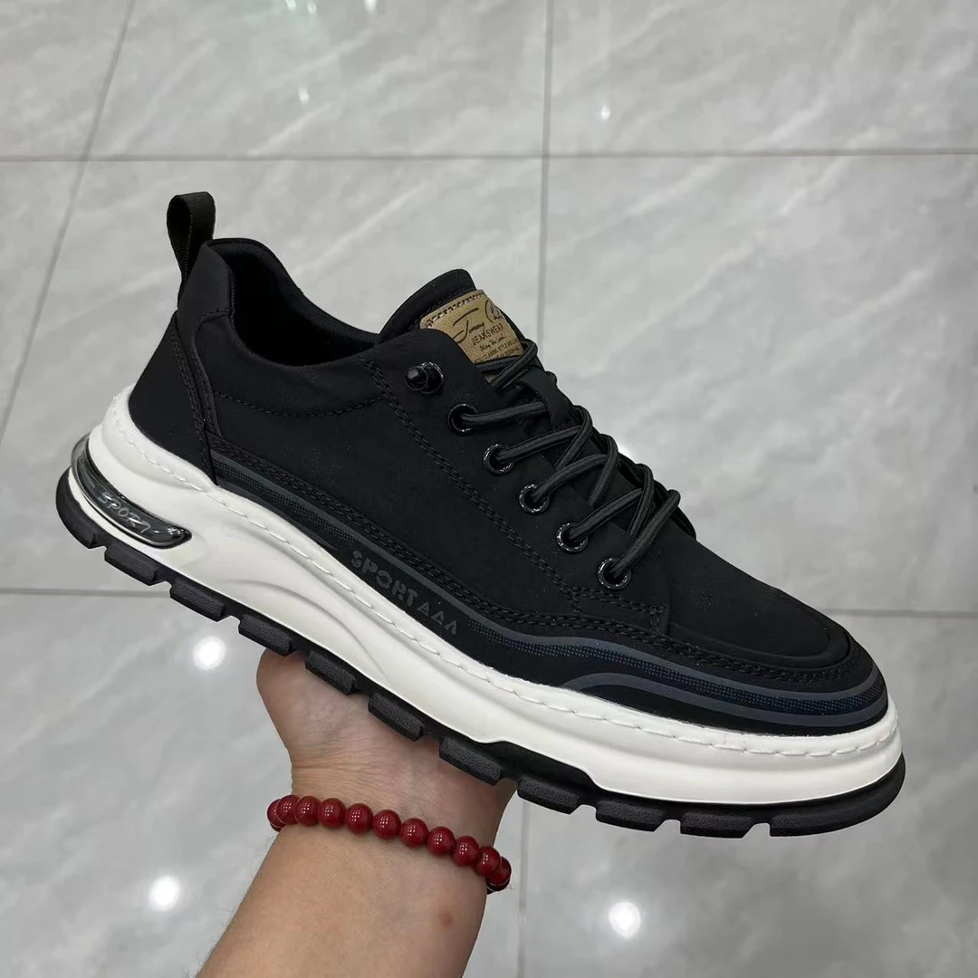 男鞋2025新款冰丝布透气低帮男士鞋子时尚潮男鞋百搭休闲鞋轻便鞋