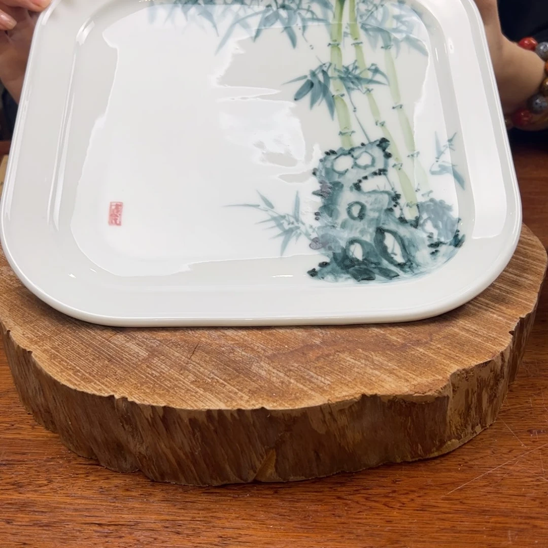 瓷片景德镇陶瓷手工手绘制作