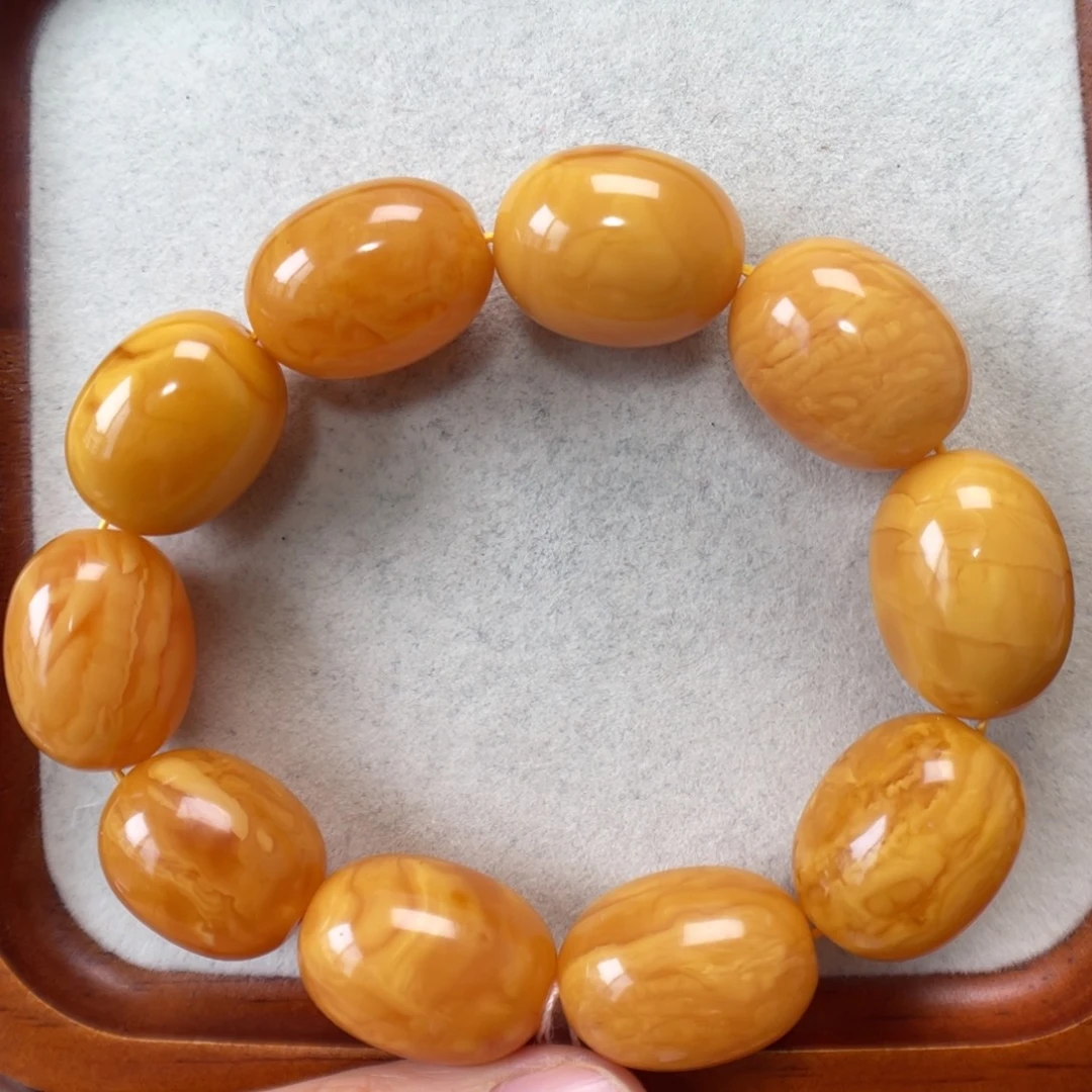 蜜蜡未镶嵌手链蜜蜡