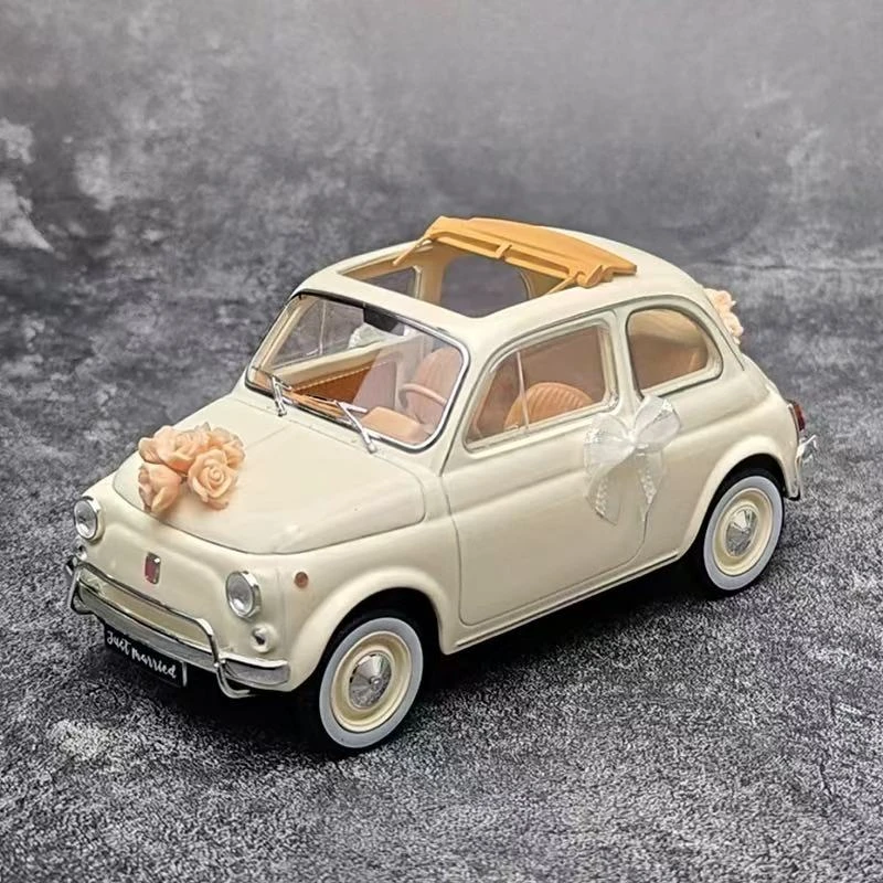 诺威尔 1/18 菲亚特500L FIAT1968 仿真合金汽车模型收藏礼物