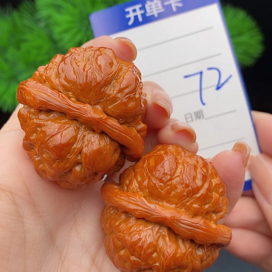 文玩核桃把件41蛤蟆头350