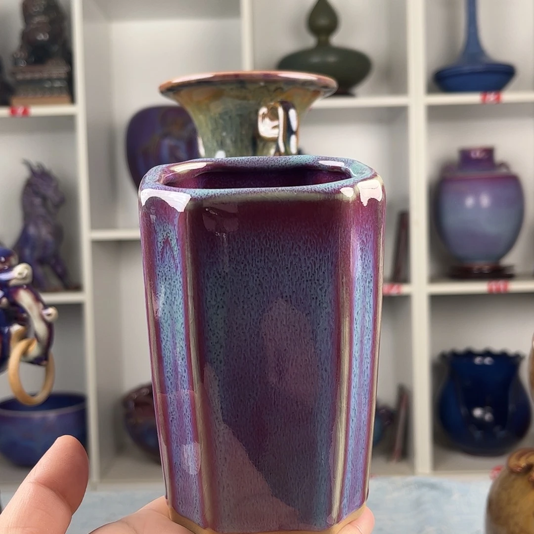 瓷片摆件……笔筒……