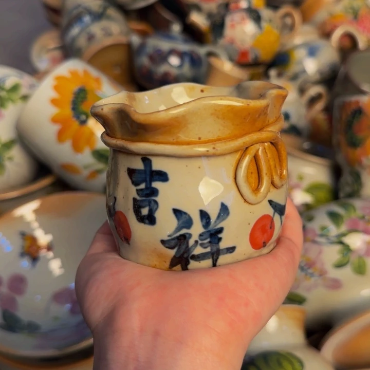 瓷片景德镇陶瓷手工手绘