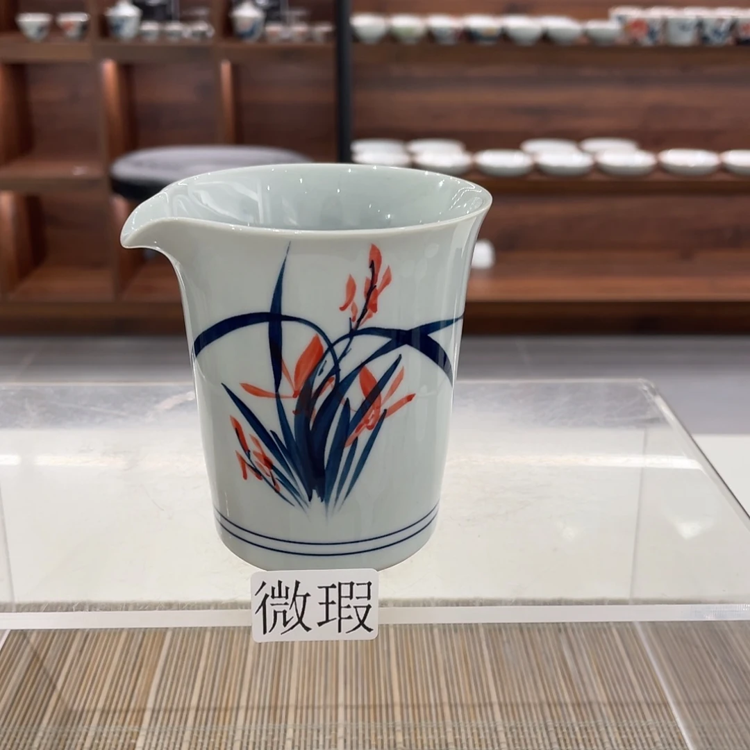 微瑕釉下彩纯手绘