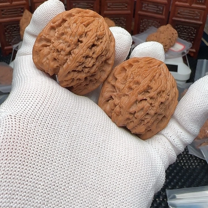 吊坠文玩核桃全品老南疆石40尺