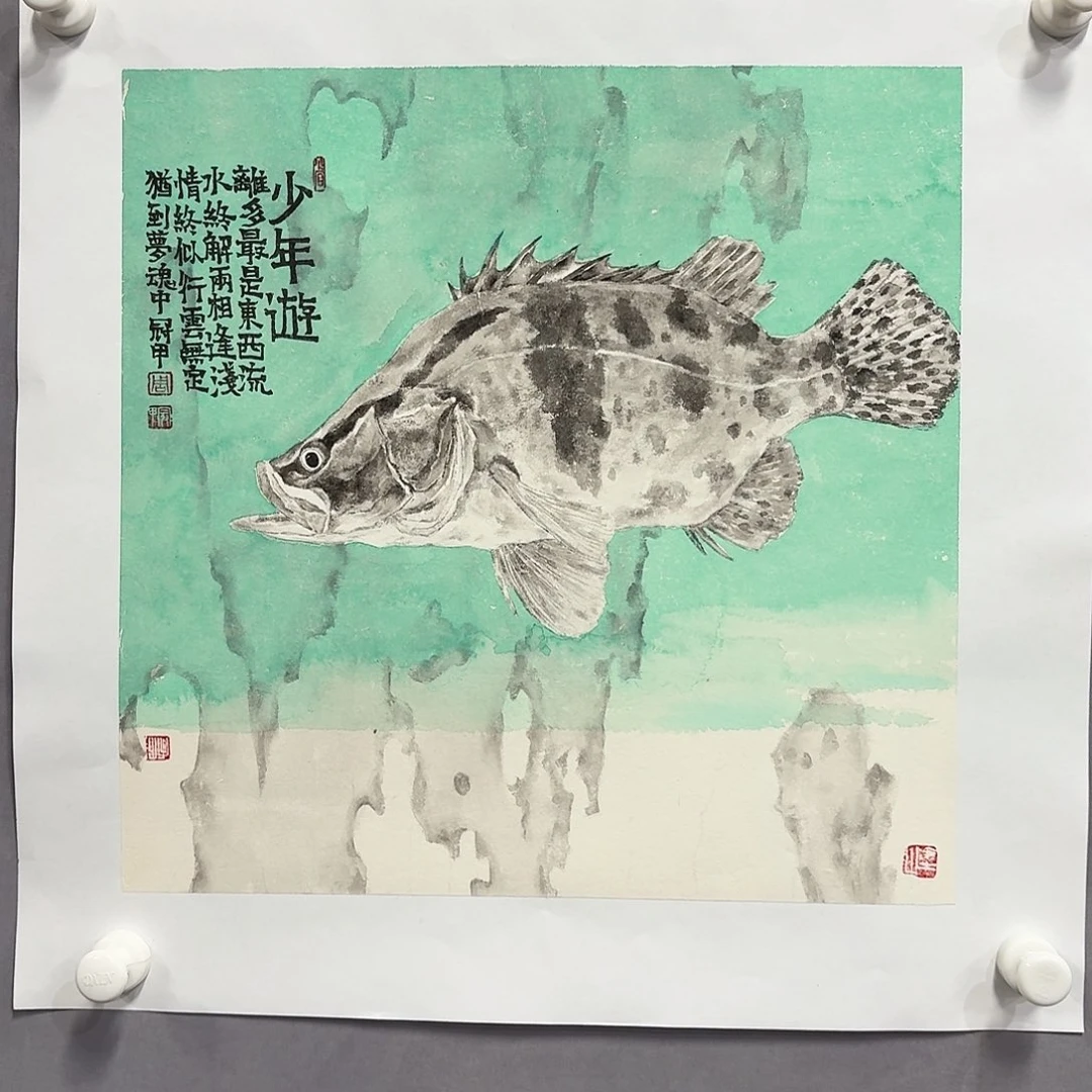 国画亲笔手绘放心去藏