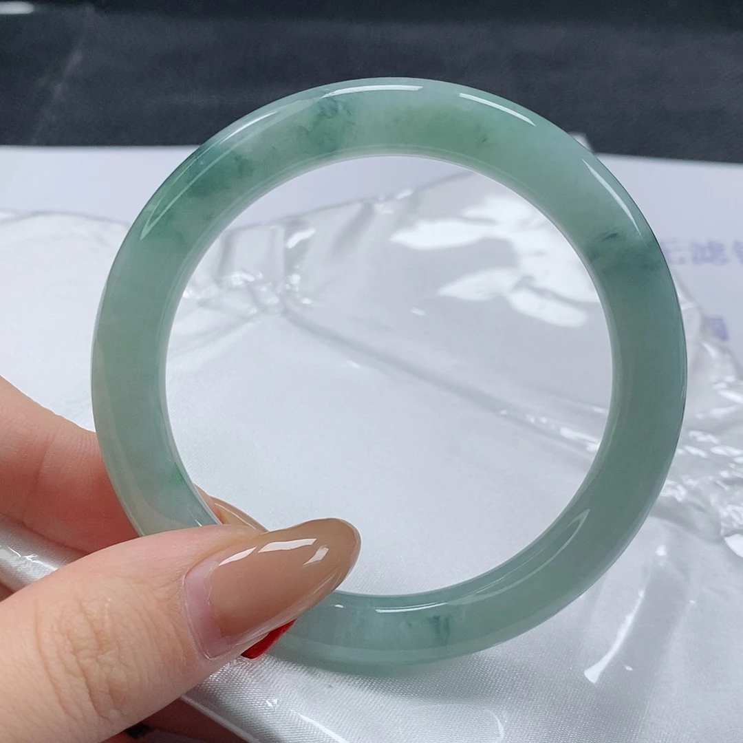 【闪购商品】翡翠手镯（圆镯）未镶嵌409号