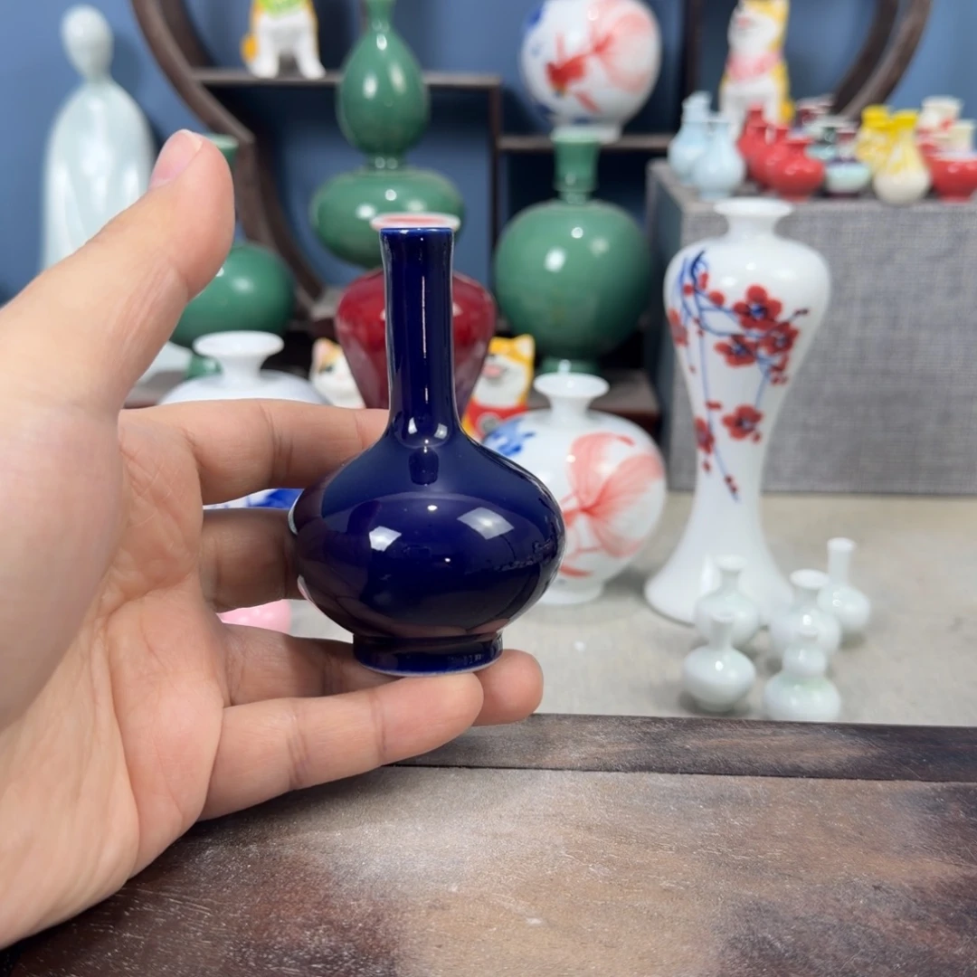 陶瓷手工小花器摆件