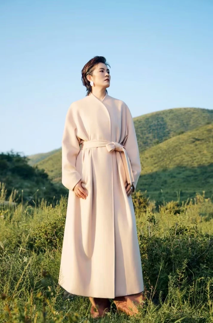 【张羽推荐】LAMAISONJADE 玉琼山羊绒大衣