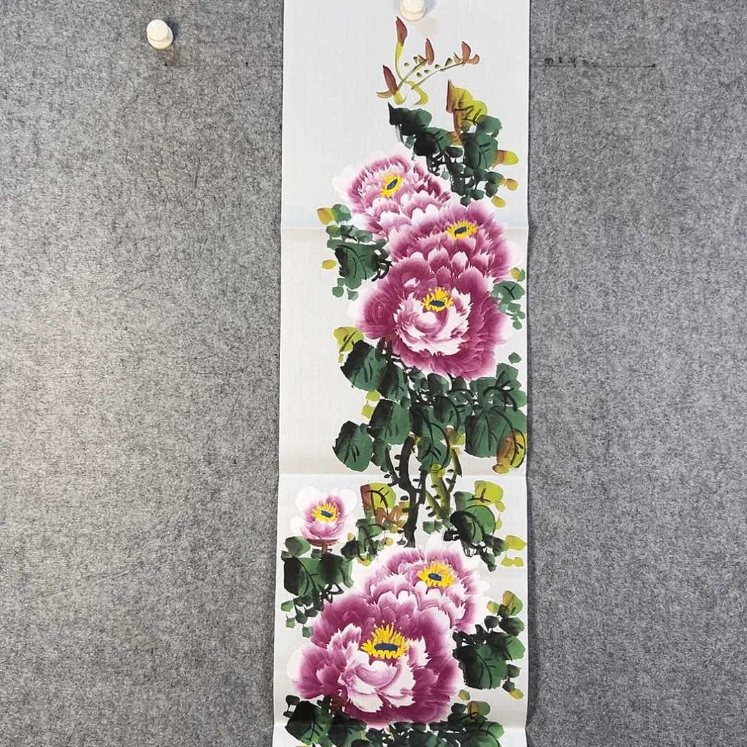 国画370 牡丹花等经济植物资源丰富