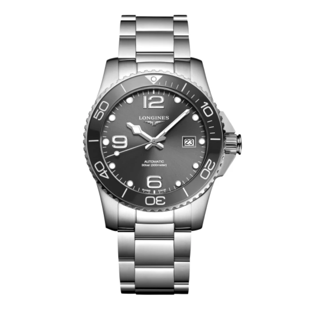 99新 Longines/浪琴 康卡斯系列L3.781.4.76.6表径41mm男士机械