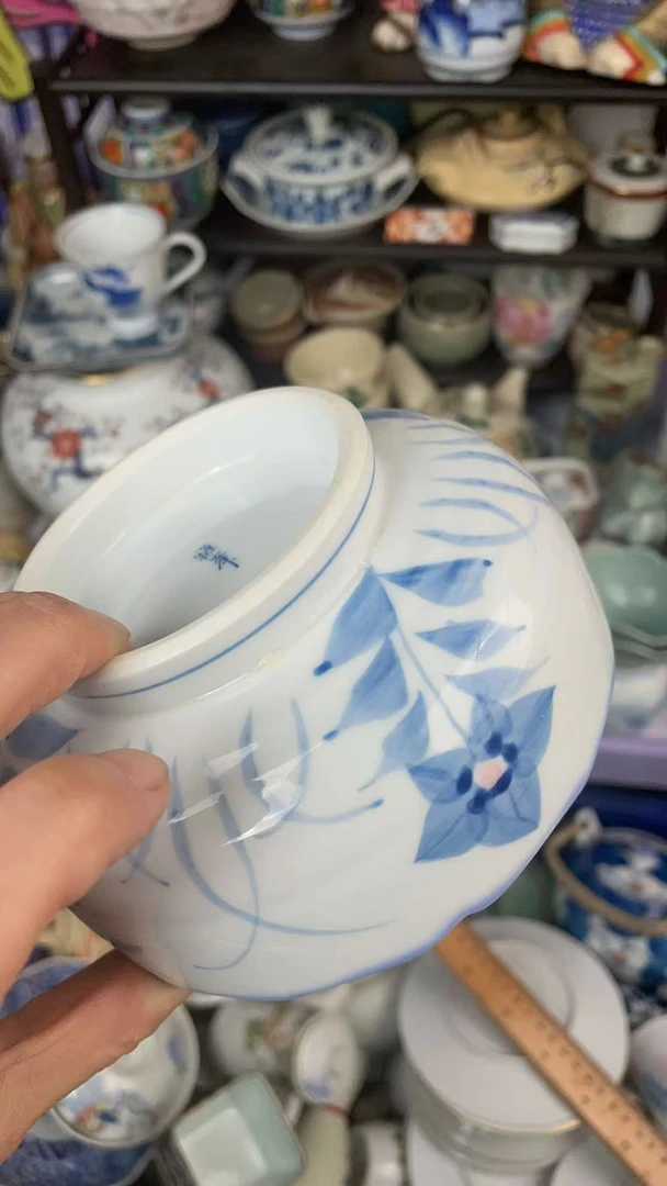 日本瓷器抹茶碗一个