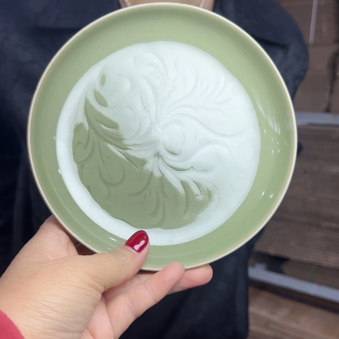 龙泉云间青瓷小米茶器