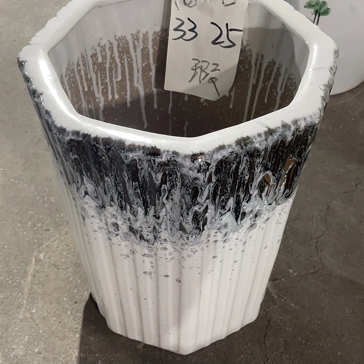 陶瓷材料泼墨多棱中号