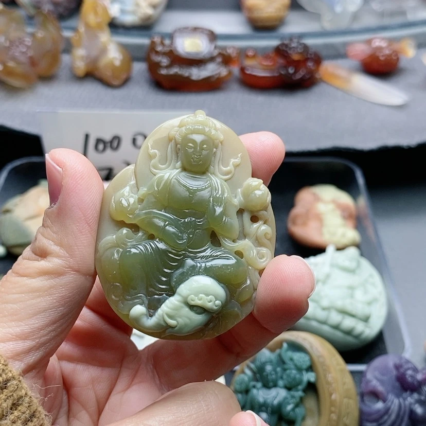 【闪购商品】未镶嵌吊坠定制石英质玉