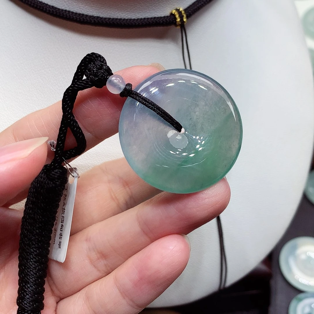 颈饰未镶嵌翡翠编号48，29.7/5.2