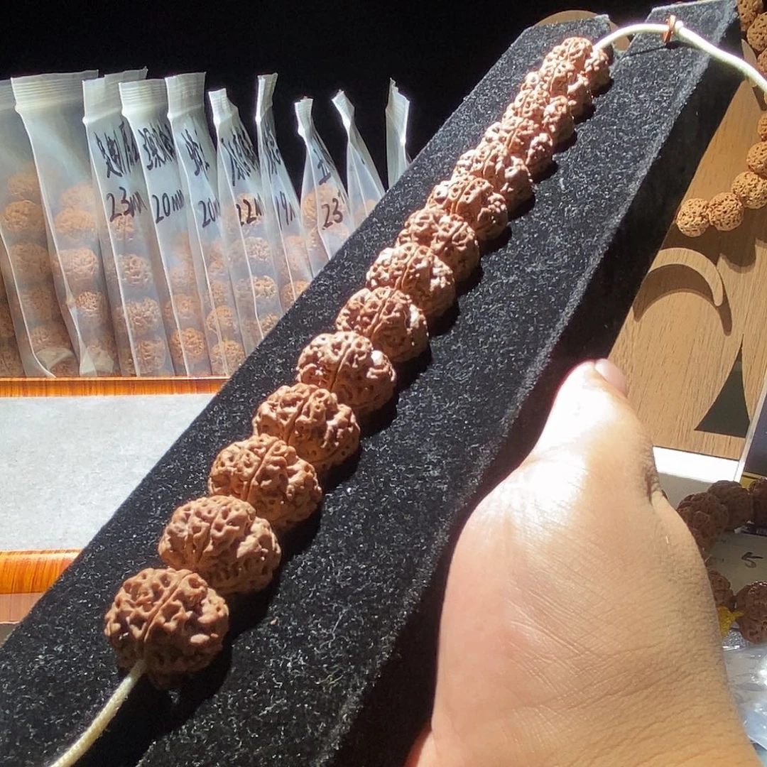 金刚菩提吊坠私人订制原生态深沟双龙22mm