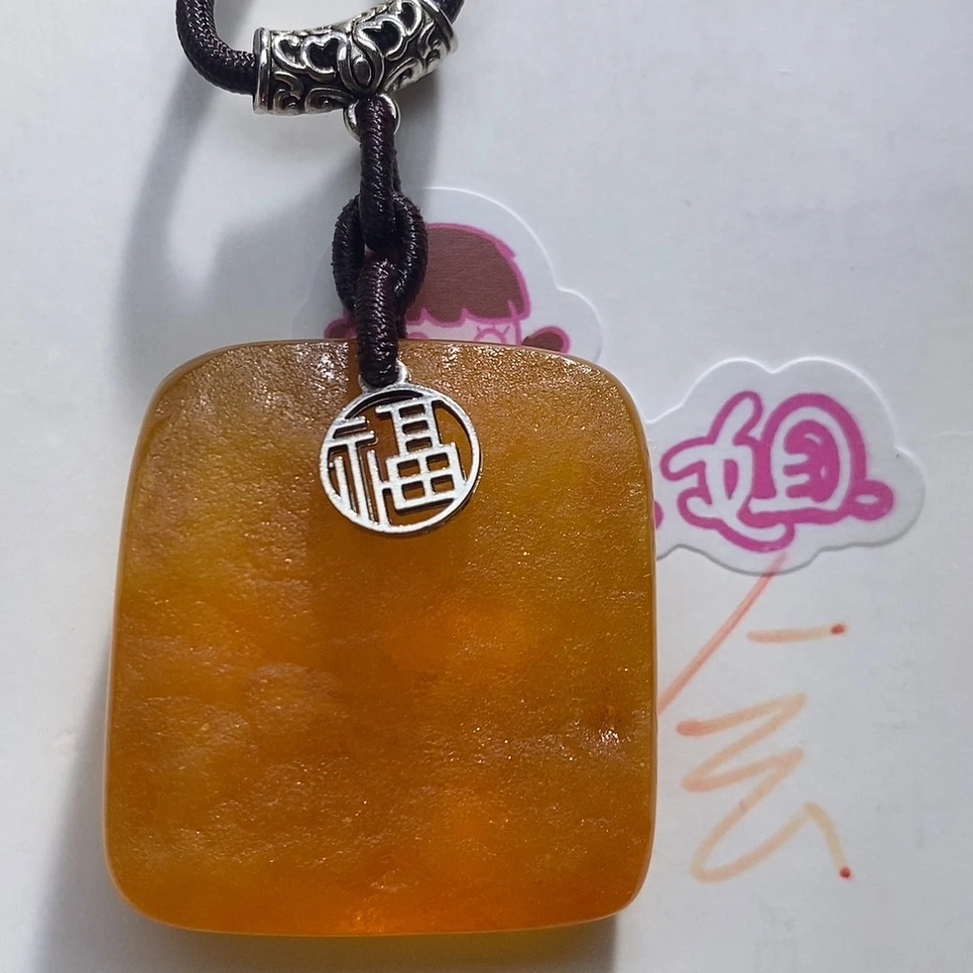 定制琥珀未镶嵌蜜蜡吊坠