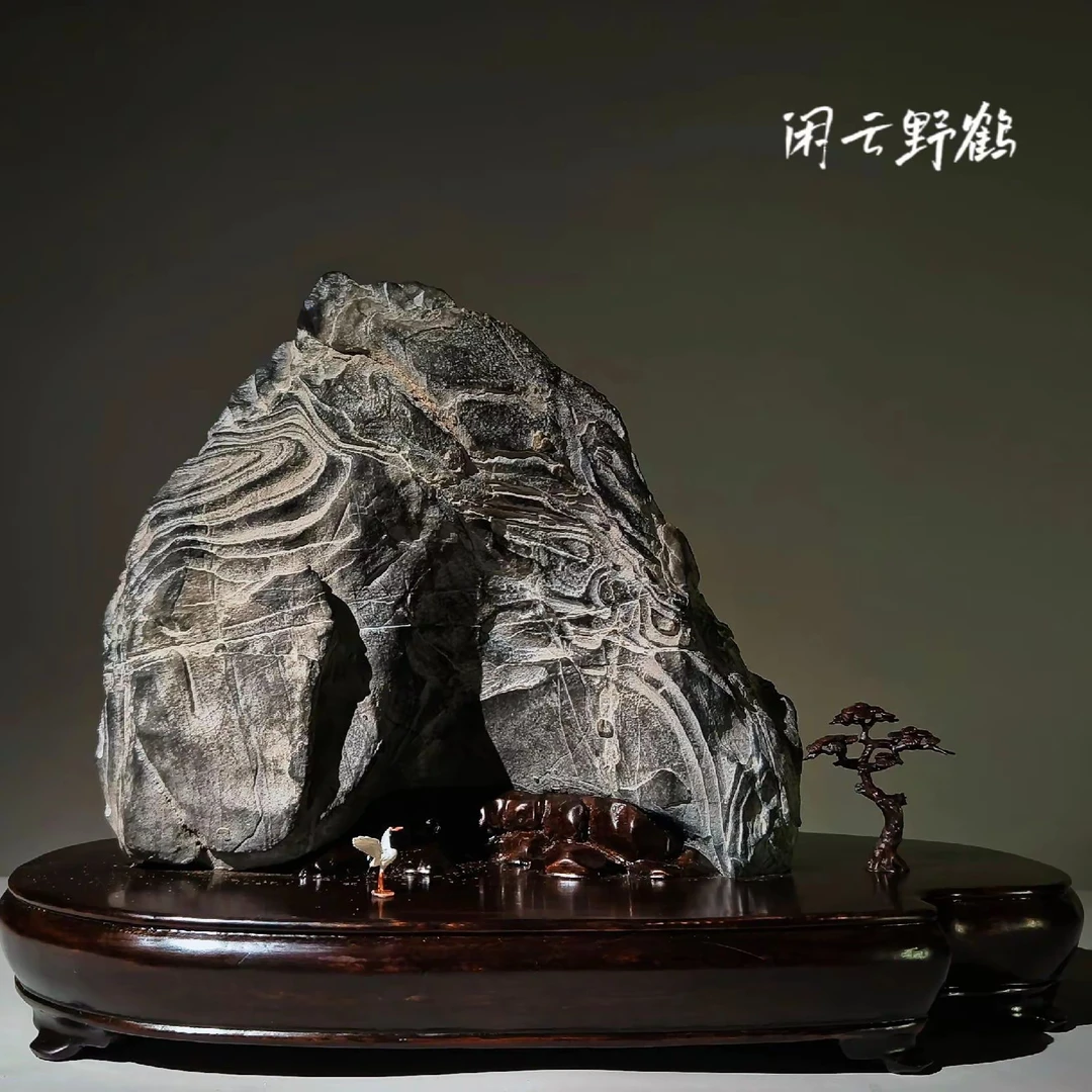 灵璧石（白马纹石）