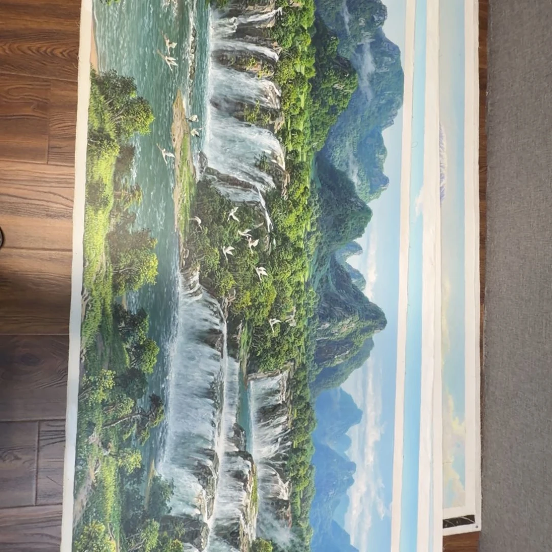 油画加油加油努力加油努力