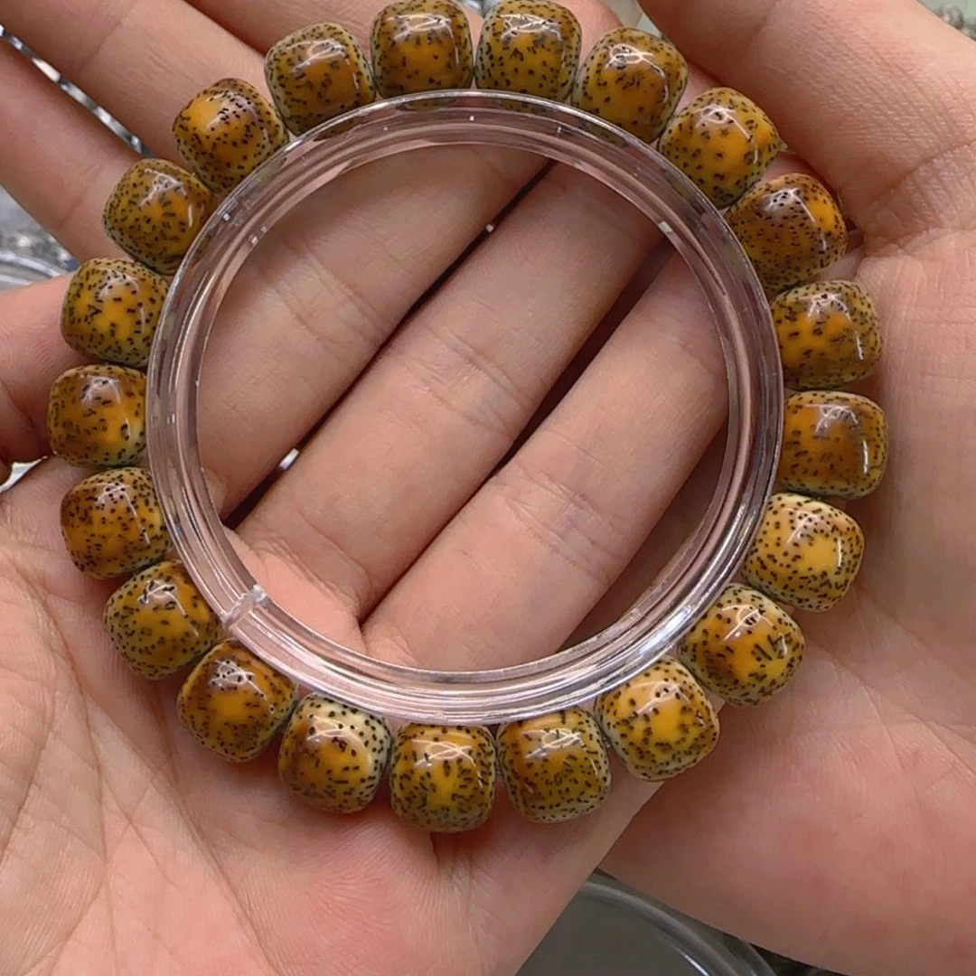 星月菩提手串80高端火烧云星月菩提1.1桶单圈