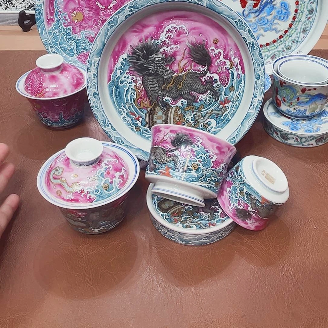 摆件景德镇陶瓷研究所从事生产o