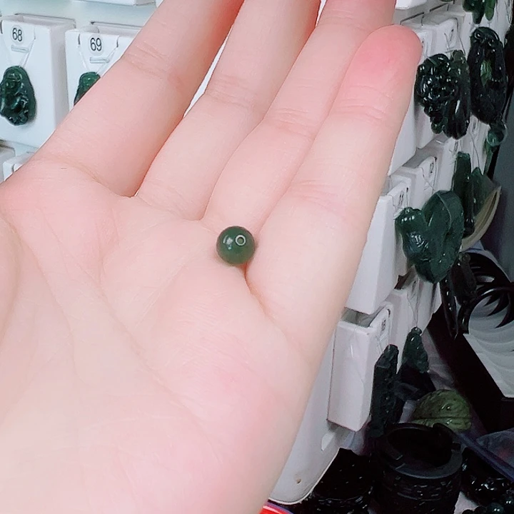 蛇纹石玉颈饰未镶嵌椰*.