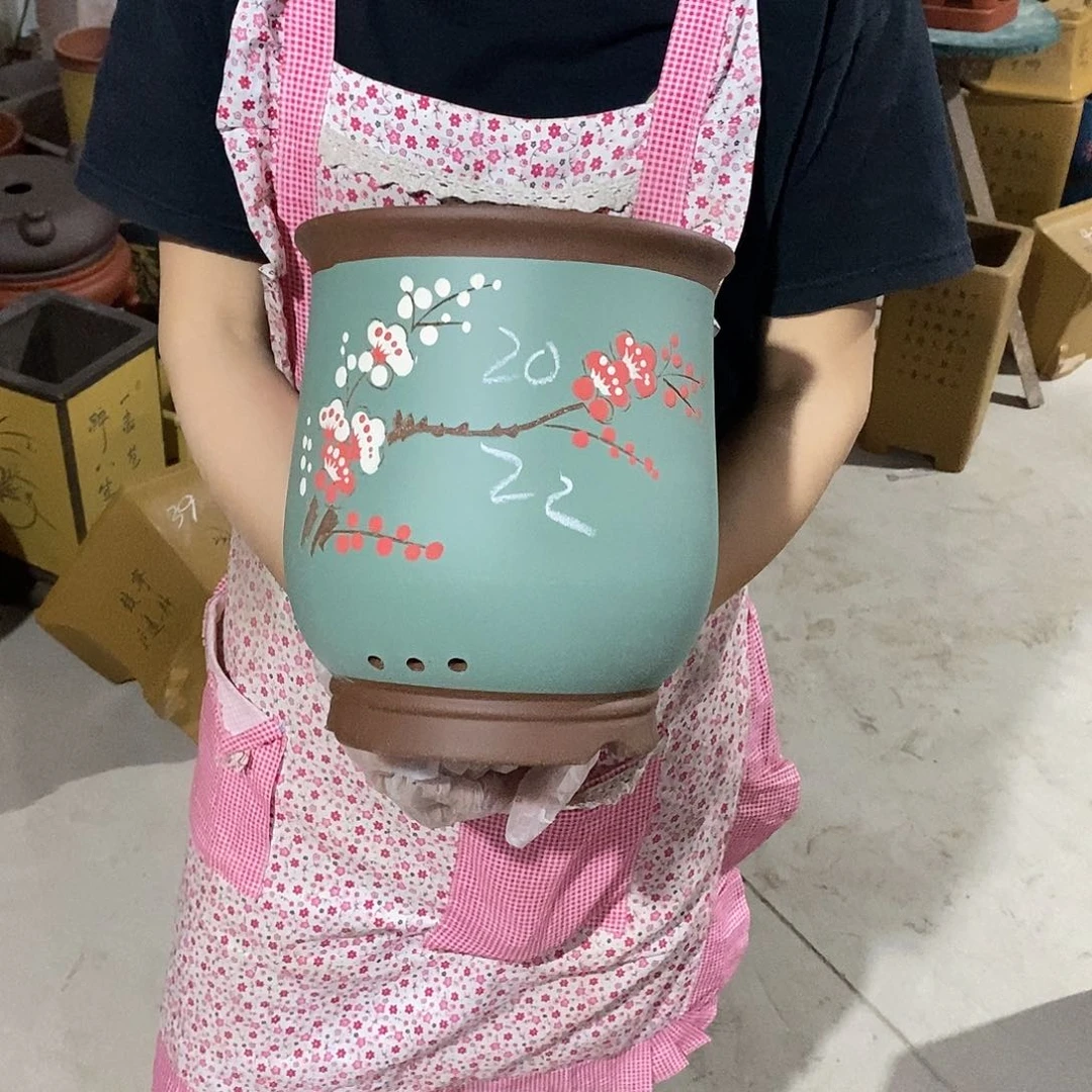 紫砂花盆紫砂花盆