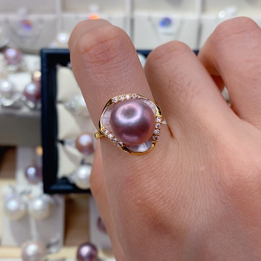 戒指未镶嵌淡水珍珠