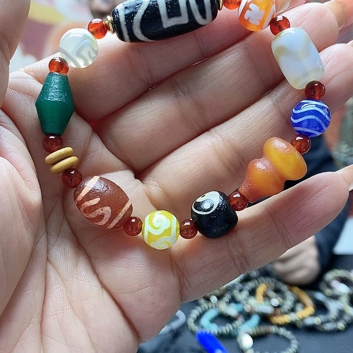 玛瑙/玉髓手链合金