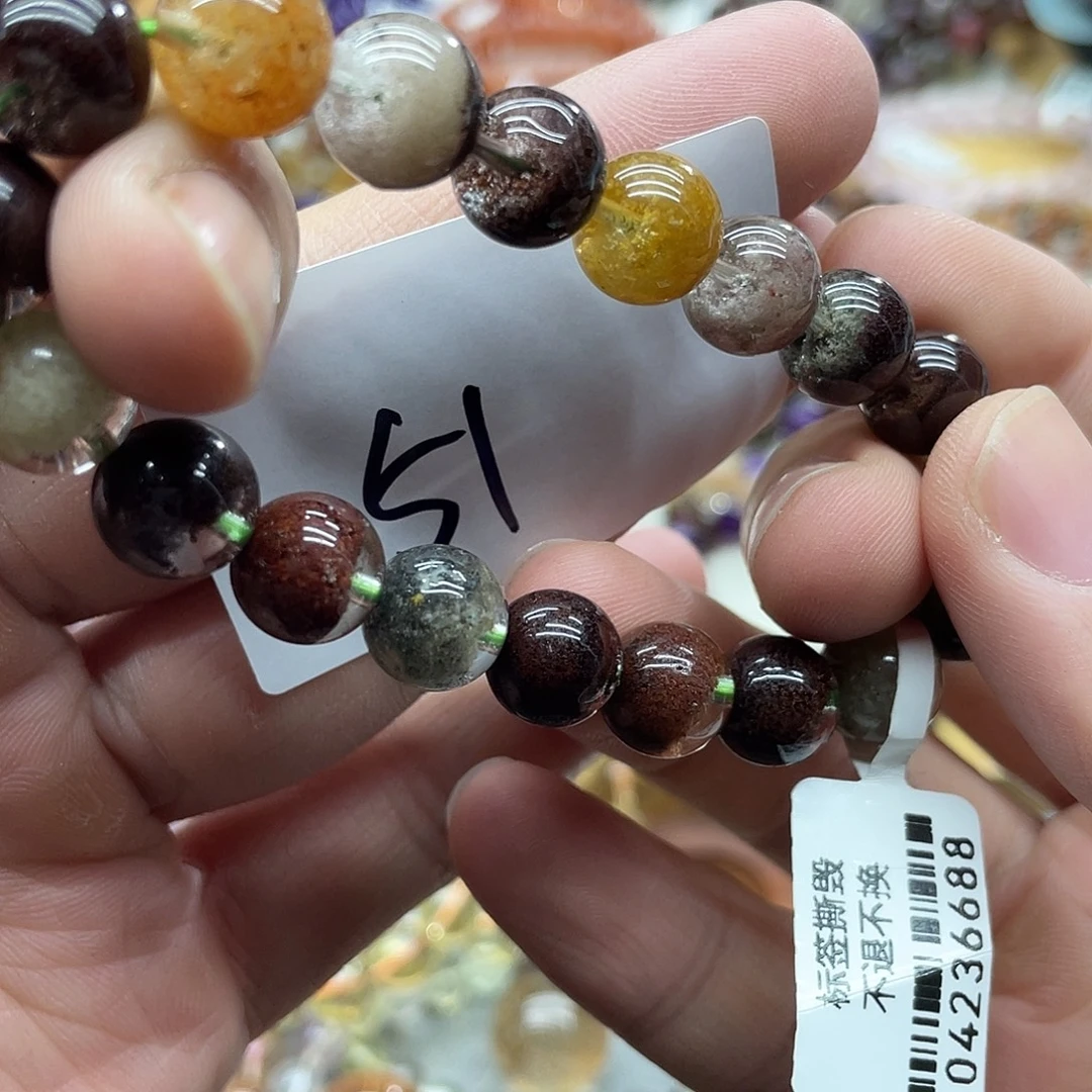 水晶未镶嵌手串天然