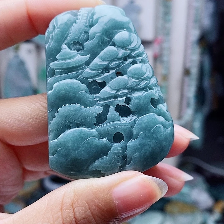 翡翠未镶嵌颈饰翡翠