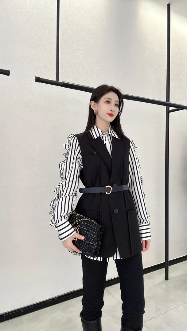 允硕 时尚条纹衬衣 面料舒适 免打理 339782