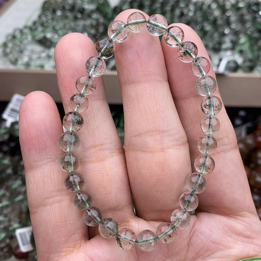 水晶手链未镶嵌馨****?卡6