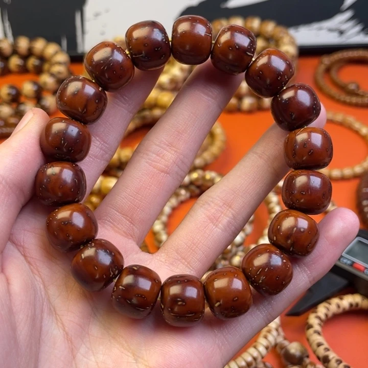 紫金鼠手串山**宝14号14实心