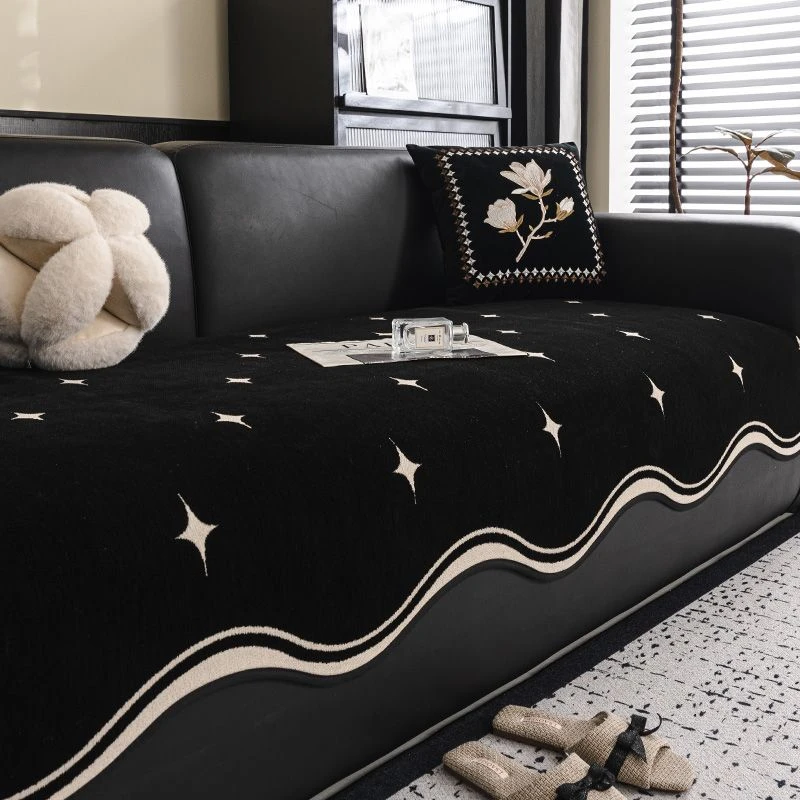 沙发垫四季通用防滑异形垫简约现代高级感直排皮沙发坐垫沙发盖巾