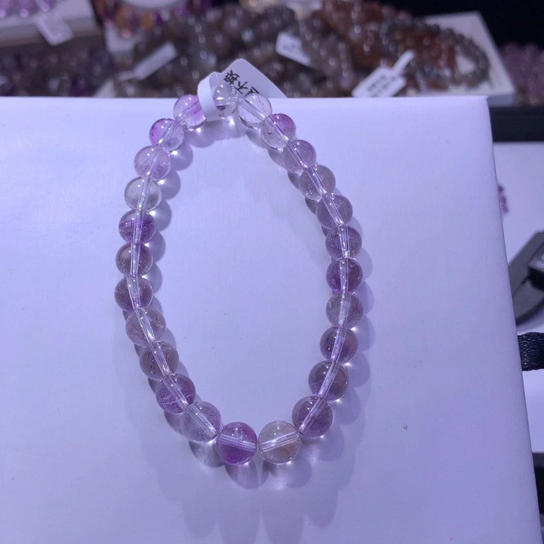 听***声未镶嵌手串水晶超七