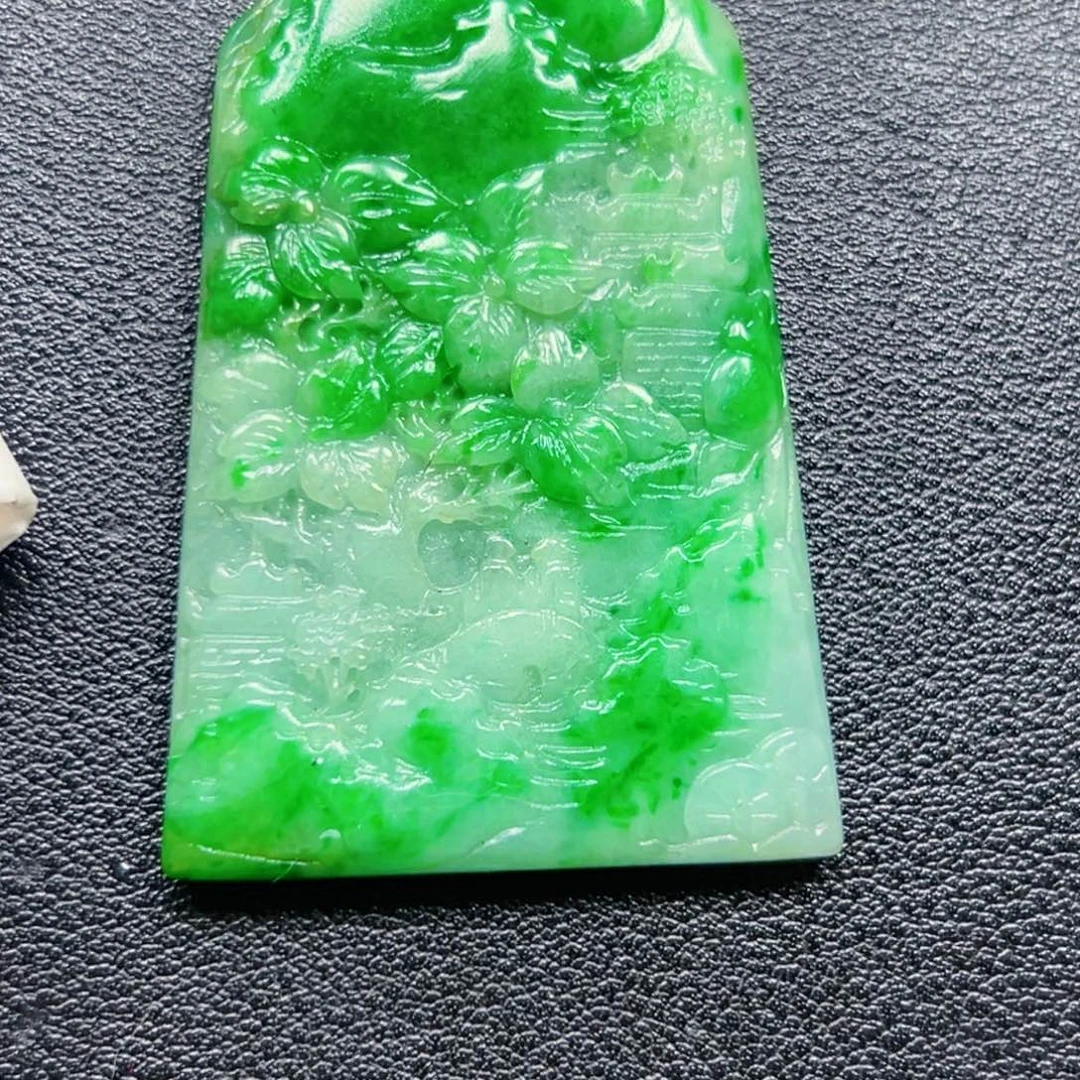 用***3定制翡翠未镶嵌纯天然缅甸a货翡翠