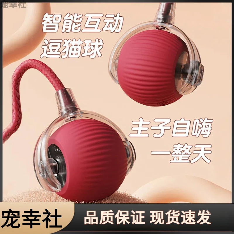 狗狗玩具自动逗猫球神器逗狗球宠物小狗猫咪自嗨解闷耐咬电动智能